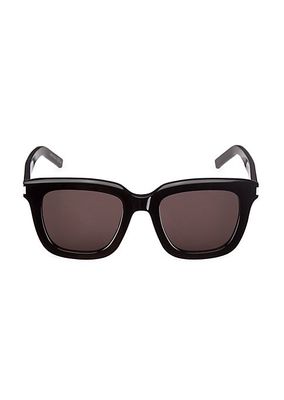 Corner Angle 51MM Rectangular Sunglasses