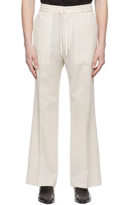 Cornerstone Off-White Wool Trousers