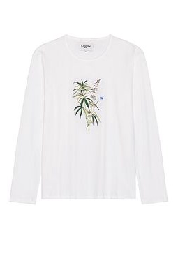 Corridor Cannabis LS T-Shirt in White