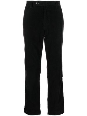 Corridor corduroy straight-leg trousers - Black