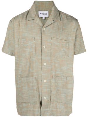 Corridor Delave slub-effect shirt - GREY