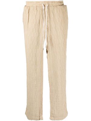 Corridor woven cropped track pants - NEUTRAL