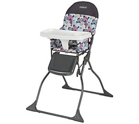 Cosco Simple Fold High Chair with Tray Elephant Puzzle