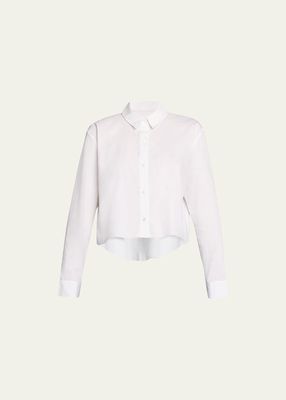 Cosette Cropped High-Low Shirt