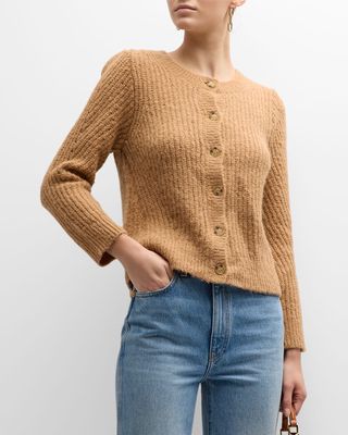 Cosmo Button-Front Cardigan