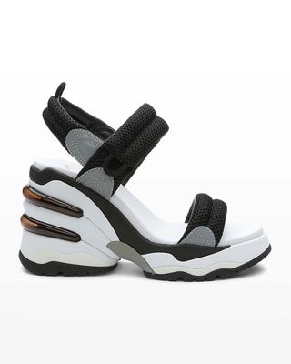 Cosmos Chunky-Heel Sporty Sandals