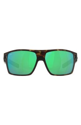 Costa Del Mar 62mm Square Sunglasses in Green