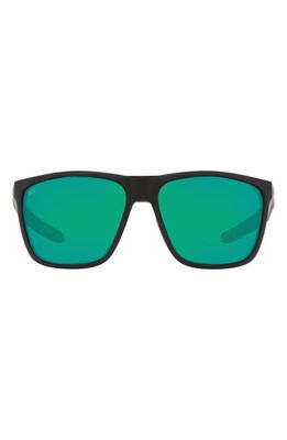 Costa Del Mar 62mm Square Sunglasses in Matte Black