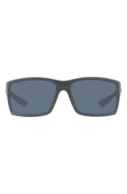 Costa Del Mar 64mm Polarized Rectangle Sunglasses in Lite Grey