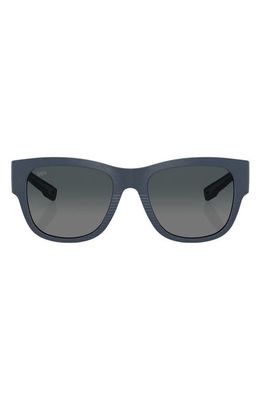 Costa Del Mar Caleta 55mm Gradient Polarized Square Sunglasses in Grey Gradient