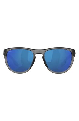 Costa Del Mar Irie 55mm Mirrored Pilot Sunglasses in Blue 