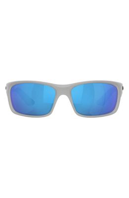 Costa Del Mar Jose Pro 62mm Polarized Rectangular Sunglasses in Blue