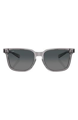 Costa Del Mar Kailano 53mm Gradient Polarized Square Sunglasses in Grey Gradient