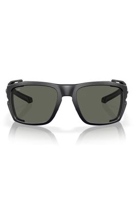 Costa Del Mar King Tide 8 60mm Polarized Rectangular Sunglasses in Gray