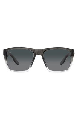 Costa Del Mar Paunch XL 59mm Gradient Square Sunglasses in Grey Gradient