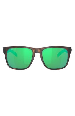 Costa Del Mar Spearo 56mm Polarized Square Sunglasses in Green