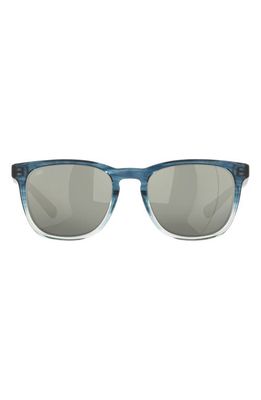 Costa Del Mar Sullivan 53mm Mirrored Polarized Square Sunglasses in Teal