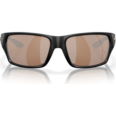 Costa Del Mar Tailfin 57mm Polarized Rectangular Sunglasses in Copper 