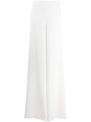 Costarellos high-waist wide-leg trousers - White