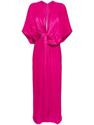 Costarellos Roanna Lurex maxi dress - Pink