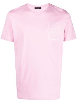 costume national contemporary logo-print cotton T-shirt - Pink