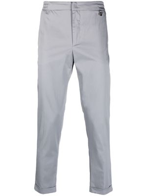 costume national contemporary turn-up hem straight-fit trousers - Grey