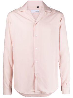 Costumein Cuban-collar long-sleeved shirt - Pink
