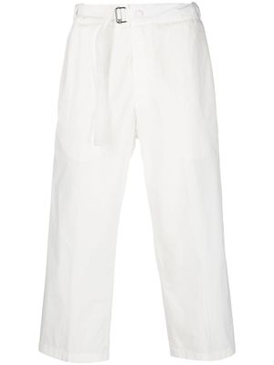Costumein drawstring cropped trousers - White