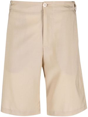 Costumein elasticated-waistband bermuda shorts - Neutrals