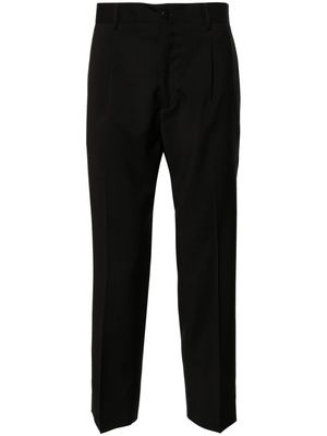 Costumein mid-rise cropped tailored trousers - Black