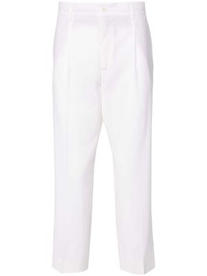 Costumein mid-rise cropped tailored trousers - Neutrals