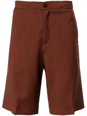 Costumein mid-rise wool chino shorts - Orange