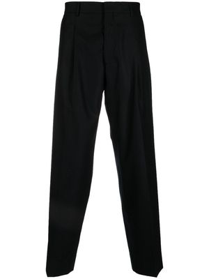 Costumein pleated tailored-cut trousers - Black