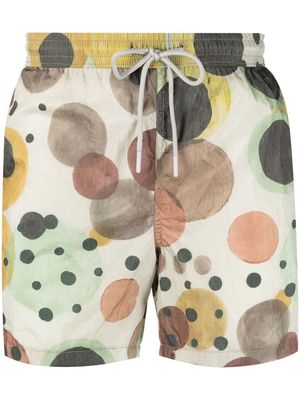 Costumein polka dot-print swim shorts - Neutrals