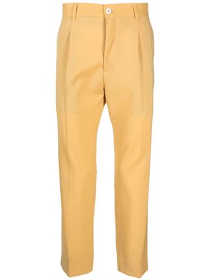 Costumein pressed-crease chinos - Yellow