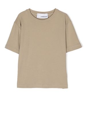 Costumein round-neck cotton T-shirt - Neutrals