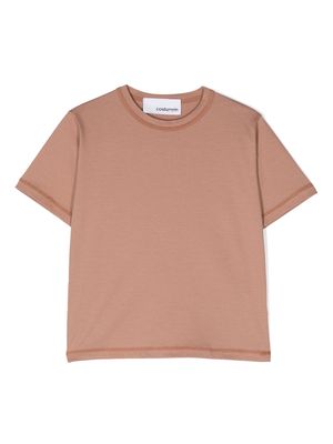 Costumein short-sleeve cotton T-shirt - Neutrals