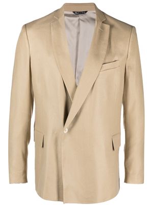Costumein single-breasted buttoned blazer - Neutrals