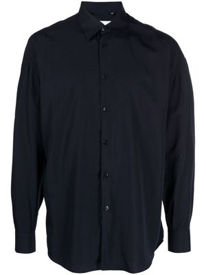 Costumein spread-collar button-up shirt - Blue