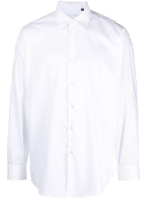 Costumein spread-collar poplin shirt - White