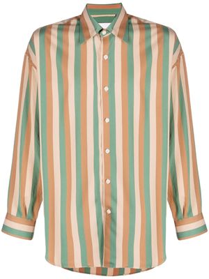 Costumein stripe-print long-sleeved shirt - Neutrals