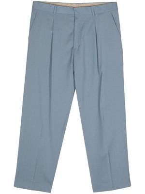 Costumein tapered virgin wool trousers - Blue