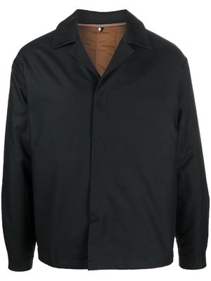 Costumein V-neck shirt jacket - Black