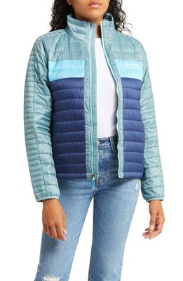 Cotopaxi Capa Water Resistant Recycled Nylon Jacket in Bluegrass And Maritime