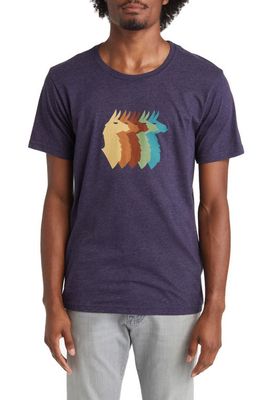 Cotopaxi Llama Sequence Organic Cotton & Recycled Polyester Graphic T-Shirt in Blue