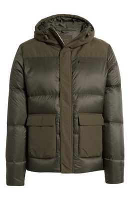 Cotopaxi Solazo 600 Fill Power Down Hooded Parka in Wood