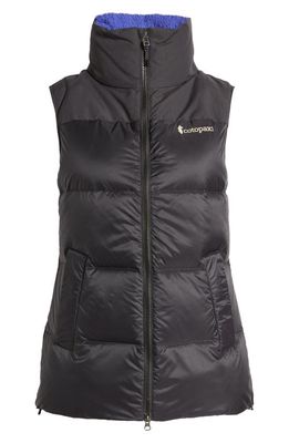Cotopaxi Solazo 600 Fill Power Down Hooded Vest in Black
