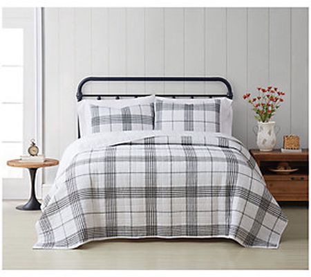 Cottage Classics Cottage Plaid 2-Piece Twin/Twi n XL Quilt Set