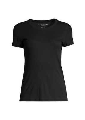 Cotton-Blend Crewneck Short-Sleeve T-Shirt