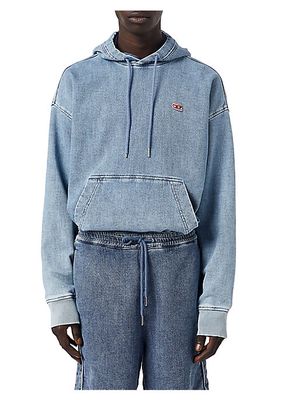 Cotton-Blend Hoodie Sweatshirt